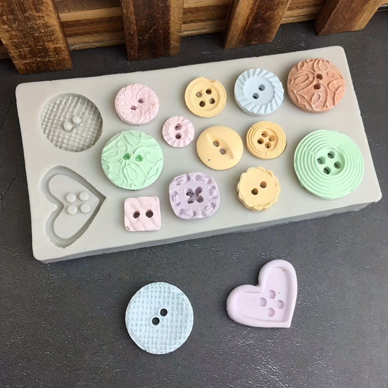 Candle Making Ideas - Knopvormige siliconen mal voor zeep en
