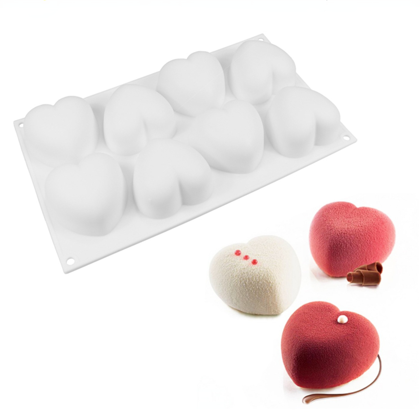 Candle Making Ideas - Liefde Hart Siliconen Zeep Schimmel Handgemaakte