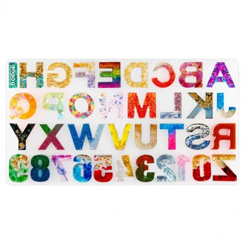 Candle Making Ideas - 1pc/2pcs/3pcs LettersAtoZ,Number0to9Silicone Mold,forDIYCrafts,Zeep maken, Kaarsen maken,