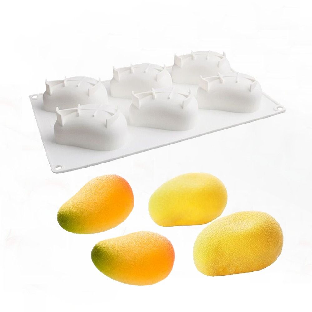 6-delige mango-vormige cakevor - Candle Making Ideas recensie en prijs