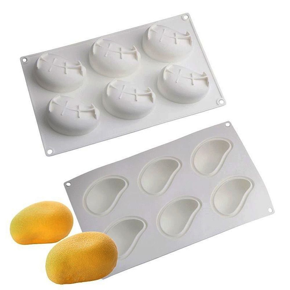 6-delige mango-vormige cakevor - Candle Making Ideas recensie en prijs