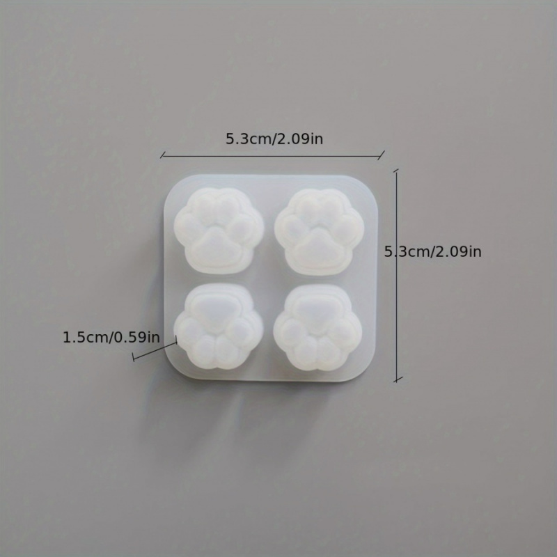 1Cat Paw Pattern siliconen mal - Candle Making Ideas recensie en prijs