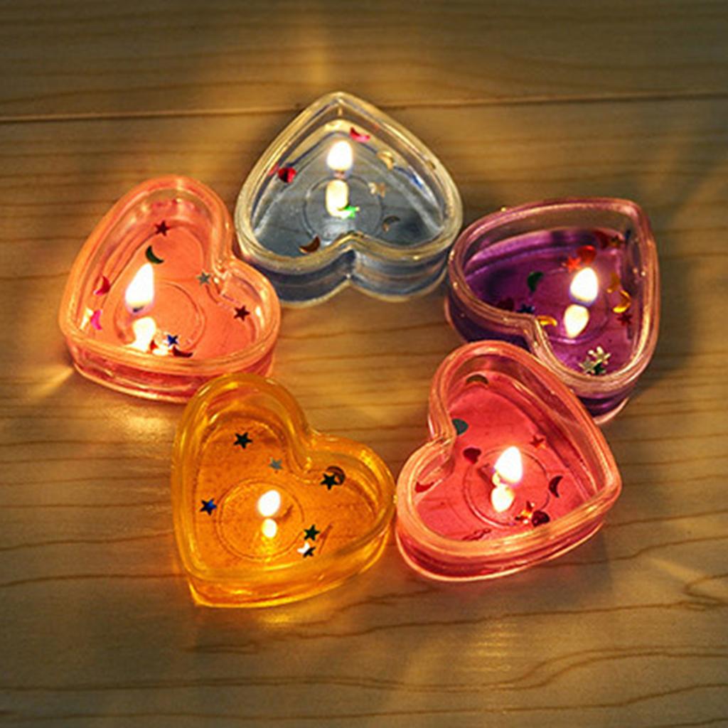 Transparante hartvormige theel - Candle Making Event recensie en prijs