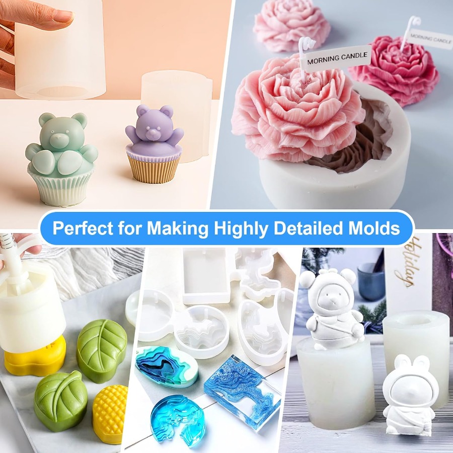Siliconen mal maken kit, 38.8o - Candle Making Ideas recensie en prijs