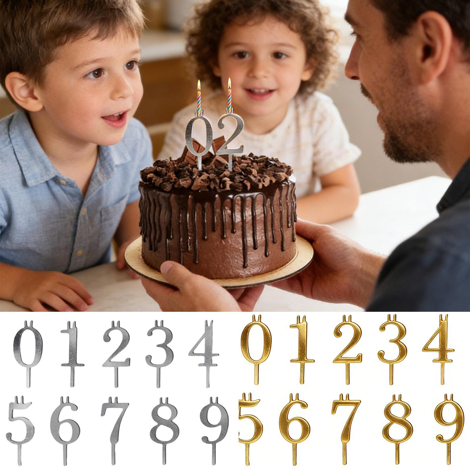10 stuks 0-9 Nummer Cake Toppe - Candle Making Ideas recensie en prijs